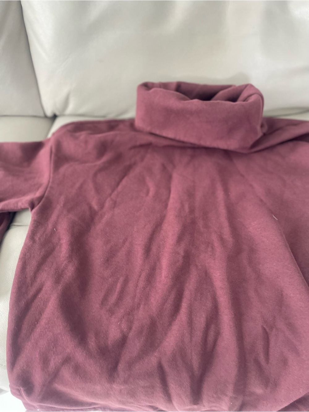 Banana Republic Burgundy Cowl Neck Sweater